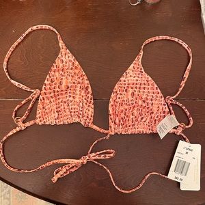 L*Space bikini top NWT